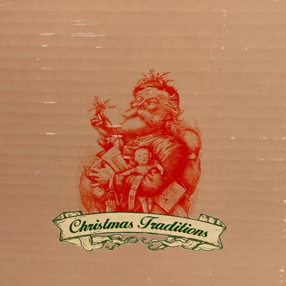 Vintage Christmas Traditions Wood Carved  Nativity Set 8 Piece Set Original Box - Picture 3 of 11